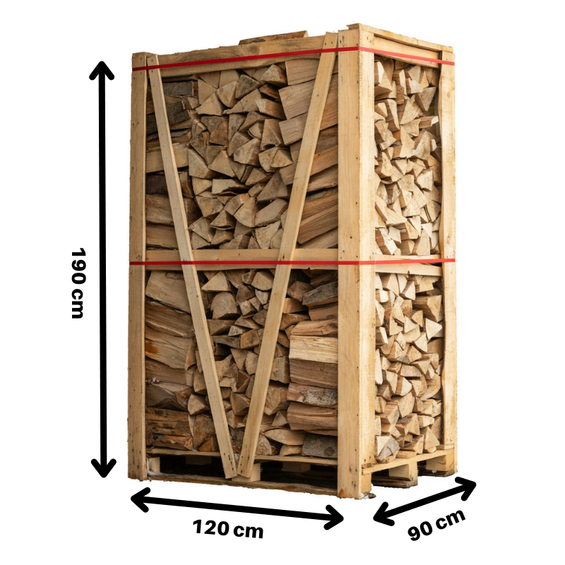 Legna da ardere 100% faggio, lunghezza 33 cm, 3 metri cubi - immagine 2