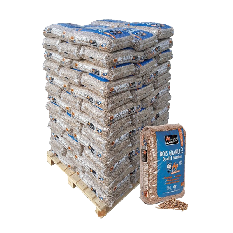Pellet di legno Woodstock – 78 sacchi da 15 kg