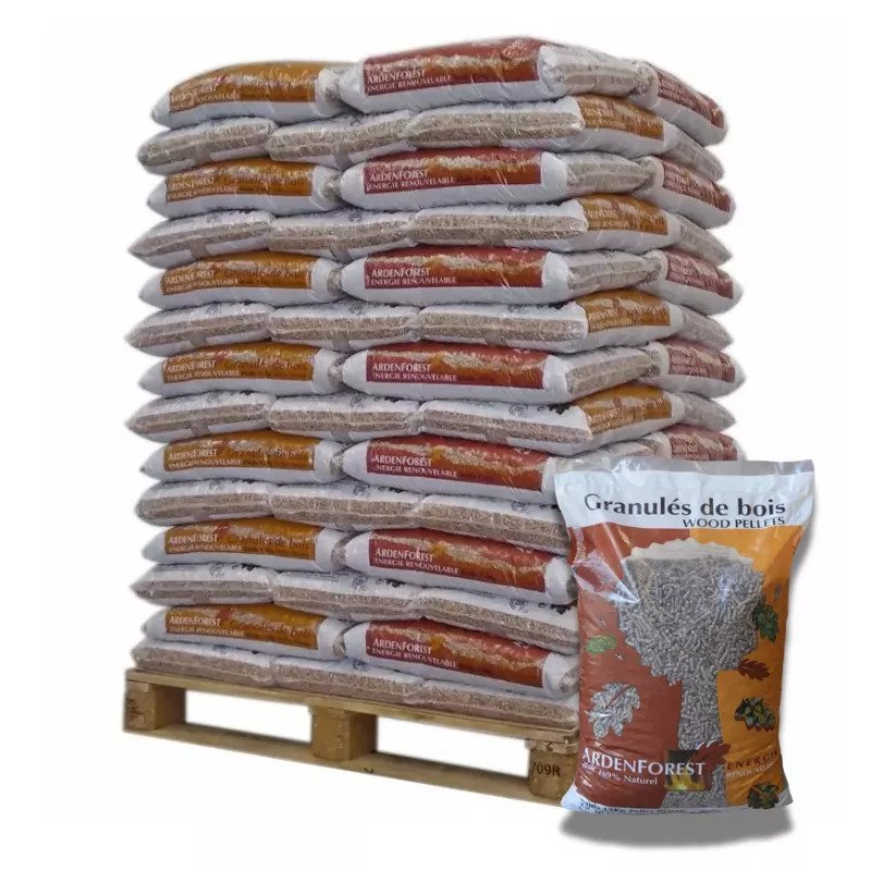Ardenforest Pellet 100% legno tenero – 70 sacchi da 15 kg