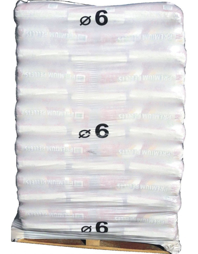 "Granuli OLIMP Din+, EN+A1: pellet legno certificato, alto potere calorifico, basso contenuto ceneri. Perfetto per stufe e caldaie domestiche." - immagine 2