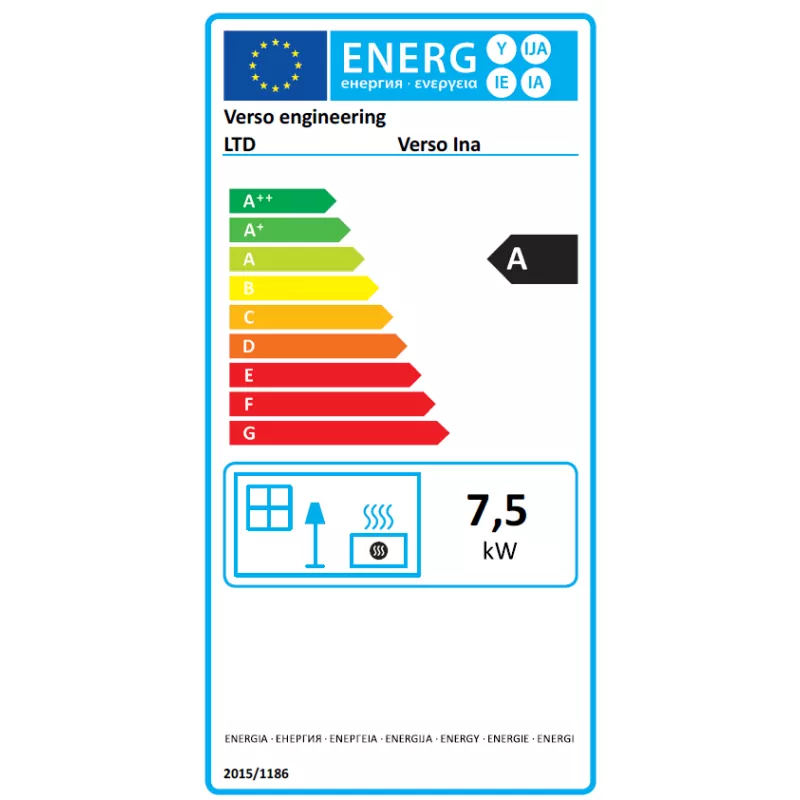 Stufa a legna Aicardo - 7,5 kW - immagine 5