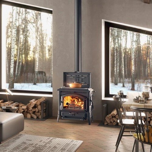 Caminetto La Nordica Isotta con cerchi Evo 11,9 kW - immagine 4